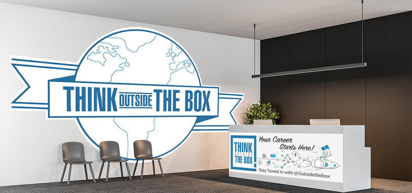 Modern office interior featuring a 