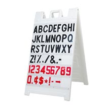 Signicade White Message Board, 3' x 2'