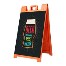 Signicade Orange, 3' x 2'