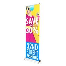 Double Step, 74" x 24" 2 Sided Stand