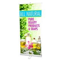 Economy Retractable, 78.7" x 33.4" 2 Sided
