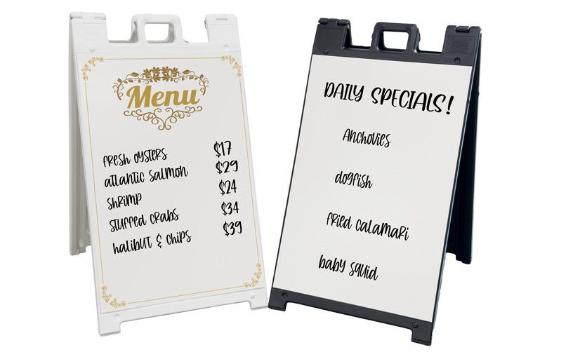 Dry Erase Sandwich Board