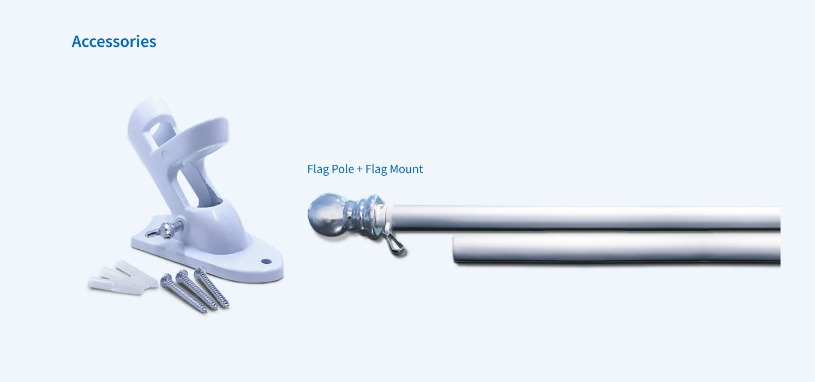 Custom Pole Flag Accessories