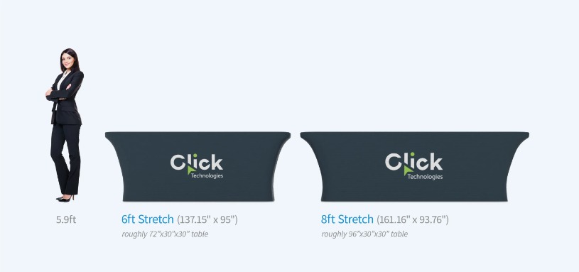 Stretch Table Covers Size