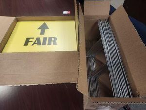 Great Yard Signs for our Career Fairs