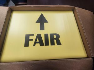 Great Yard Signs for our Career Fairs