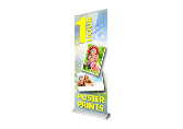Silverwing Retracting Stand, 90" x 33.5" 1 Sided
