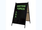 Dry-Erase Marker Board Black, 3' x 2'