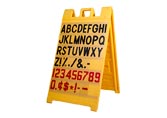 Signicade Yellow Message Board, 3' x 2'