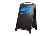 Economy Chalkboard A-Frame, Black
