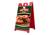 Signicade Red, 3' x 2'