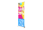 Double Step, 74" x 24" 2 Sided Stand