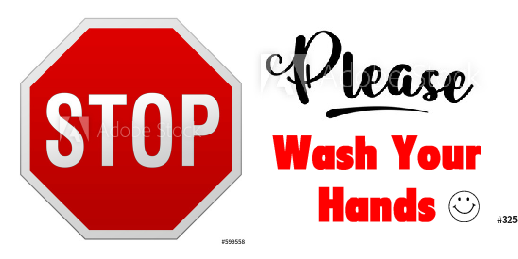 stop wash your hands